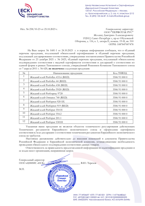 Отказное письмо_список